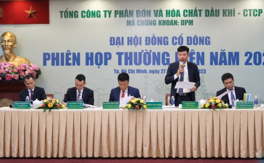 Đạm Phú Mỹ dự kiến trả cổ tức 40% trong năm 2023