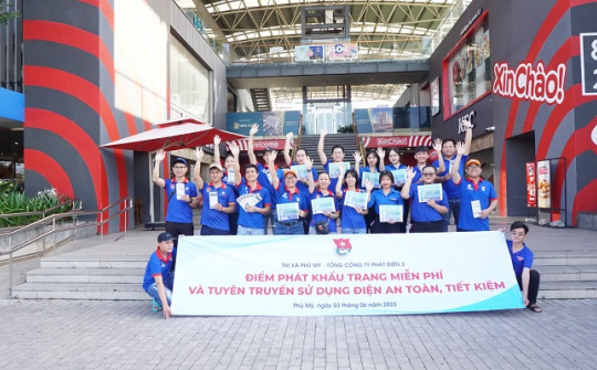 Tuổi trẻ Công ty Nhiệt điện Phú Mỹ: xung kích tuyên truyền tiết kiệm điện