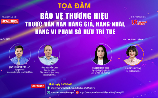 [TRỰC TUYẾN] Bảo vệ thương hiệu trước vấn nạn hàng giả, hàng nhái, hàng vi phạm sở hữu trí tuệ