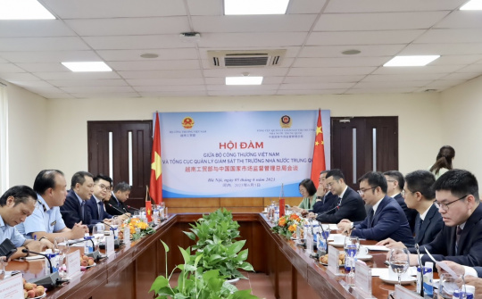 Khởi nguồn quan trọng cho mối quan hệ hợp tác giữa Bộ Công Thương và Tổng cục Quản lý giám sát thị trường Nhà nước Trung Quốc