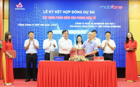 VNSTEEL triển khai phần mềm Văn phòng điện tử và phần mềm Sổ tay Đảng viên