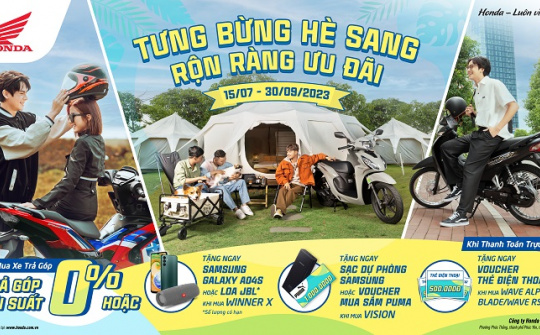 Honda Việt Nam tung ưu đãi "khủng" mùa tựu trường