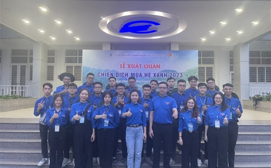 Tuổi trẻ Trường Đại học Điện lực: Xuất quân cho chiến dịch mùa hè xanh 2023