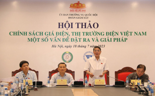 Hoàn thiện chính sách giá điện, thị trường điện phù hợp với bối cảnh mới