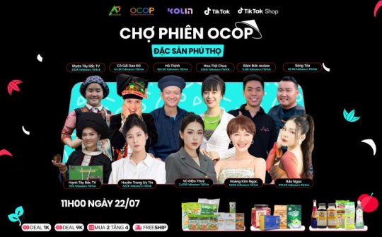Livestream sản phẩm OCOP trên nền tảng TikTok - Đa dạng hình thức xúc tiến thương mại