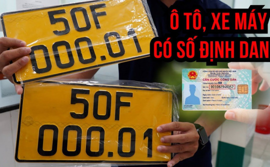 Quy định mới nên biết: Ô tô, xe máy sẽ có số định danh từ tháng 7/2023