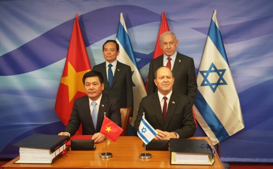 Việt Nam - Israel ký FTA, 92,7% thuế xuất khẩu sang Israel sẽ về 0 theo lộ trình