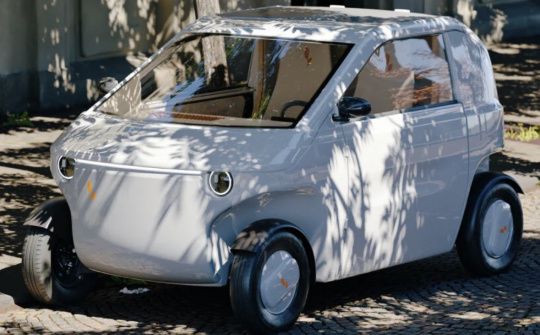 Xe ô tô điện siêu nhỏ có thể tái chế từng bộ phận