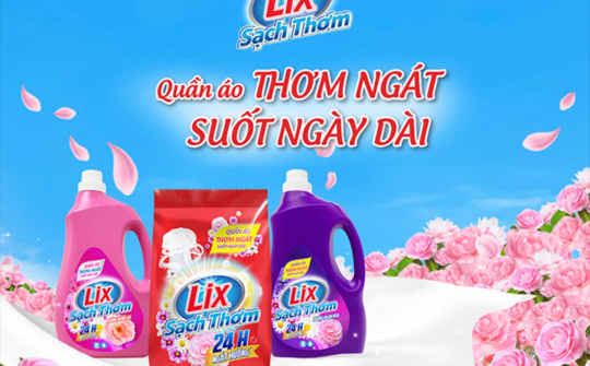 Lix tối ưu hóa nhu cầu của người tiêu dùng với dòng sản phẩm giặt tẩy mới