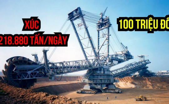 Khám phá siêu máy xúc lớn nhất thế giới