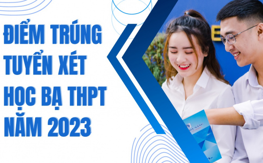 Đại học Đà Nẵng công bố điểm trúng tuyển xét kết quả học tập cấp trung học phổ thông năm 2023