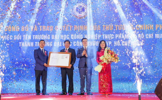 Chính thức đổi tên trường Đại học Công nghiệp Thực phẩm TP.HCM thành trường Đại học Công Thương TP.HCM
