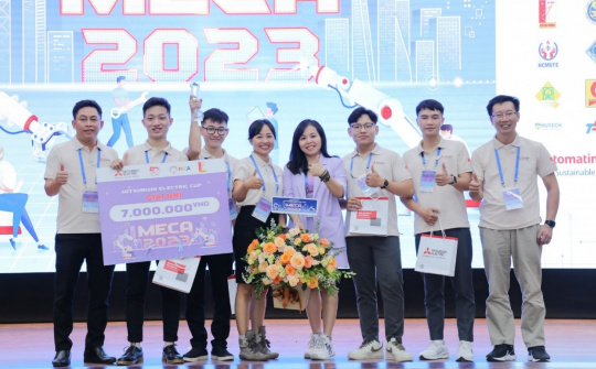 Sinh viên công nghệ điện của IUH đạt giải Nhì cuộc thi MECA 2023