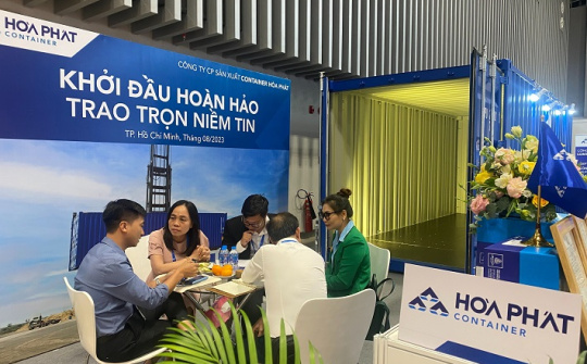 Container Hòa Phát nổi bật tại Triển lãm quốc tế Logistics Việt Nam 2023