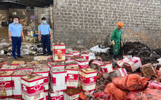 Quảng Bình: Tiêu hủy hơn 8,5 tấn hàng hóa vi phạm