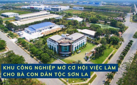 Khu công nghiệp mở cơ hội việc làm cho bà con dân tộc Sơn La