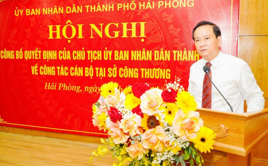 Sở Công Thương Hải Phòng có tân Giám đốc