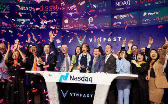 Cổ phiếu VinFast biến động cực mạnh trong ngày giao dịch đầu tiên tại Hoa Kỳ