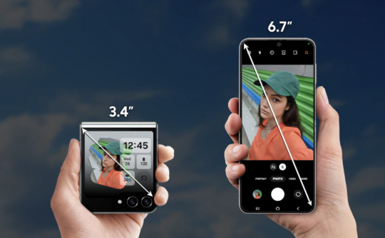 Những đột phá của Samsung Z Flip5