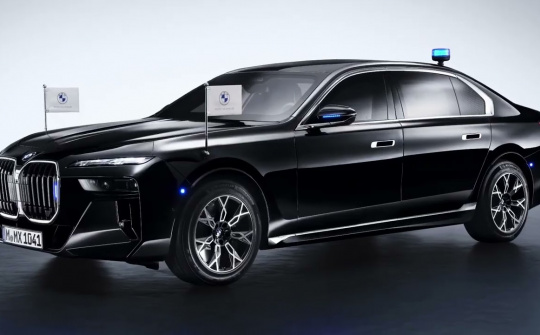 BMW ra mắt phiên bản bọc thép chống đạn của BMW i7 và 7 Series mới