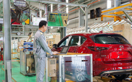 Nhà máy THACO MAZDA: 238 sáng kiến, cải tiến giúp tiết kiệm 1,9 tỷ đồng