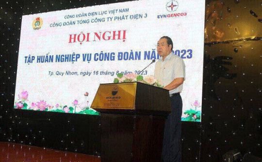 Tổng Công ty Phát điện 3 tập huấn nâng cao nghiệp vụ Công đoàn