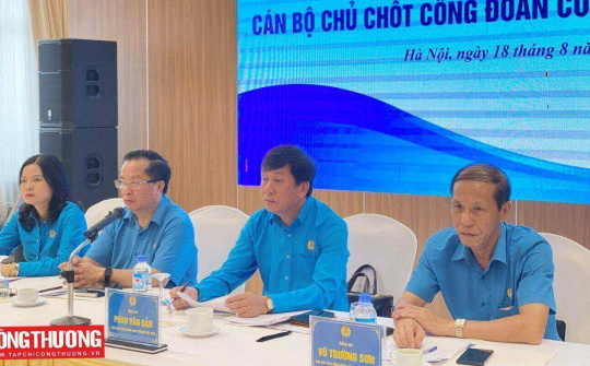 Công đoàn Công Thương họp bàn về Đề án nhân sự cho Đại hội IV