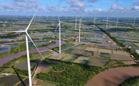 2 nhà máy điện gió chuyển tiếp tại Sóc Trăng, Gia Lai hoàn thành COD