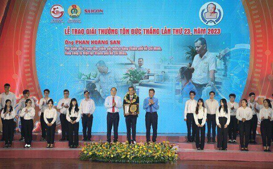 2 kỹ sư của EVN được trao tặng Giải thưởng Tôn Đức Thắng năm 2023