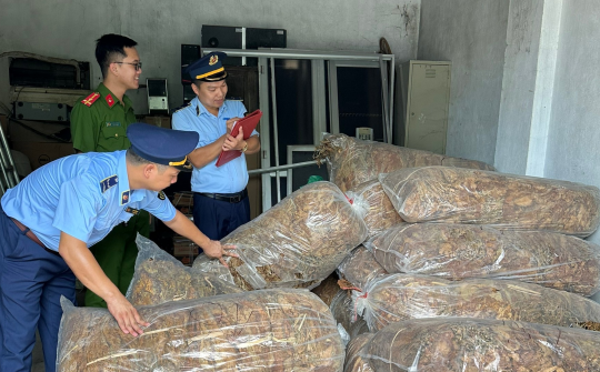 Cao Bằng: Thu giữ 550 kg nguyên liệu thuốc lá không rõ nguồn gốc xuất xứ