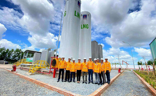 CNG Việt Nam hoàn tất cho chạy thử Trạm nạp LNG cho xe bồn tại Long An