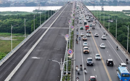 Hà Nội chốt thời gian khánh thành Cầu Vĩnh Tuy giai đoạn 2