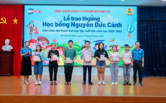 Công đoàn Lixco: Tổ chức chuyên đề giáo dục kết hợp trao học bổng cho con em NLĐ