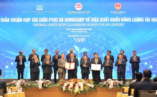 PTSC được cấp giấy phép khảo sát dự án điện gió ngoài khơi để xuất điện sang Singapore