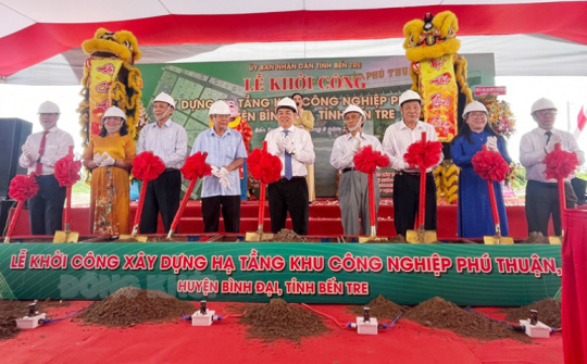 Bến Tre: Rót hơn 3.500 tỷ đồng xây dựng hạ tầng Khu công nghiệp Phú Thuận