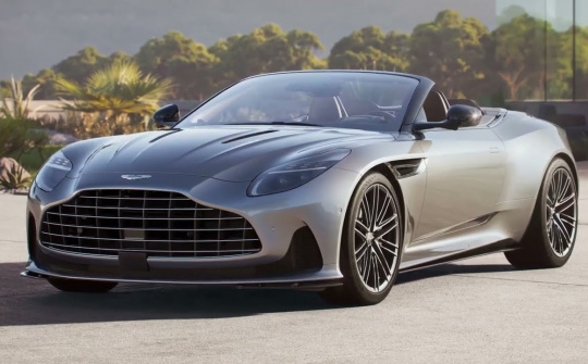 Aston Martin DB12 Volante với thiết kế mới và động cơ V12 sẽ ra mắt năm 2024