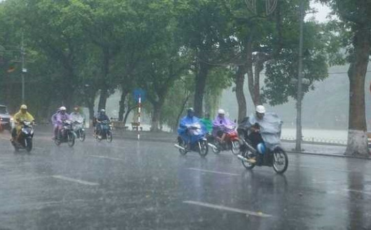 Thời tiết hôm nay ngày 05/8/2023: Hà Nội có mưa vừa, mưa to và dông