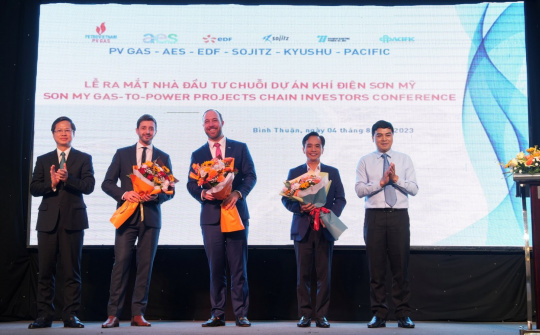 AES được giới thiệu là Nhà đầu tư lớn chuỗi Dự án Khí – Điện Sơn Mỹ