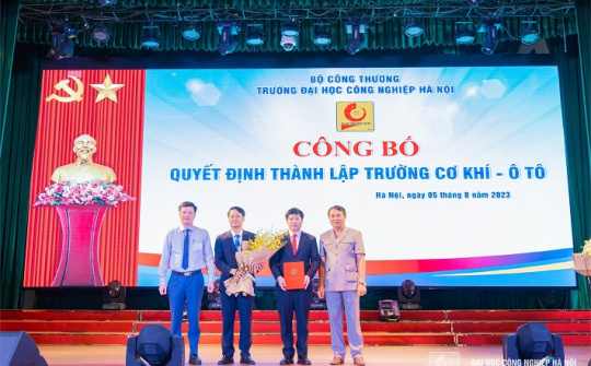 Trường Đại học Công nghiệp Hà Nội thành lập Trường Cơ khí Ô tô