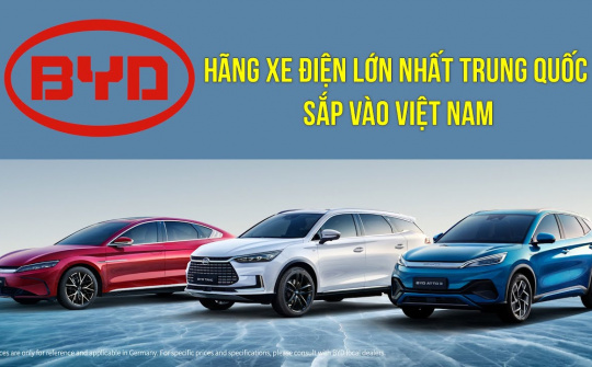 Hãng xe điện lớn nhất Trung Quốc BYD vào Việt Nam, VinFast có phải dè chừng?