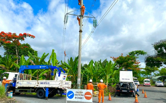 EVNSPC: Chủ động ứng phó, đảm bảo cung cấp điện mùa mưa bão.