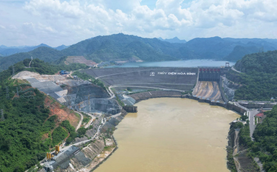 Mực nước hồ thủy điện ngày 10/9: Thủy điện Hòa Bình tăng phát điện, chạm mốc 270 tỷ kWh