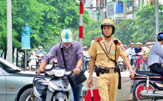 Từ ngày 15/9, cảnh sát giao thông không phải thông báo công khai kế hoạch tuần tra, kiểm soát