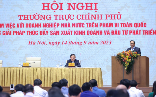 Thủ tướng chủ trì hội nghị làm việc với các doanh nghiệp nhà nước