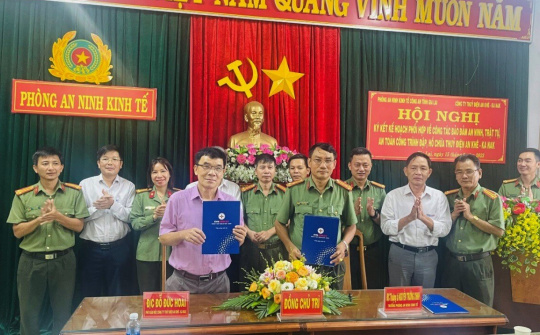 Thủy điện An Khê – Ka Nak ký kết tăng cường đảm bảo an ninh, an toàn hồ đập