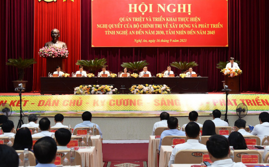 Đề xuất triển khai 16 dự án đầu tư, hạ tầng để tỉnh Nghệ An phát triển bứt phá