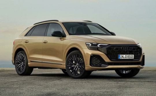 Audi Q8 Facelift 2024 trình làng: Điểm nhấn ở đèn pha và hệ thống an toàn