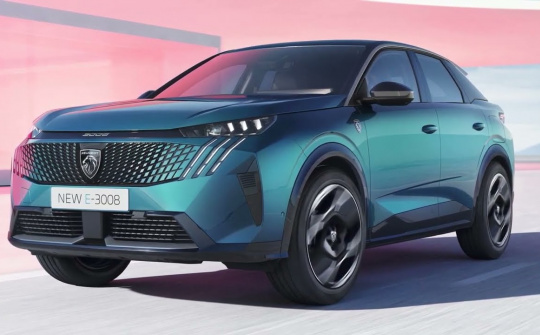 Peugeot E-3008 2024 lộ diện với thiết kế siêu đẹp