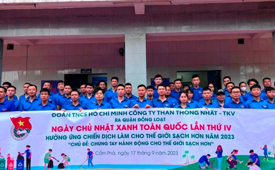 Tuổi trẻ Than Thống Nhất đồng loạt ra quân Ngày Chủ nhật xanh