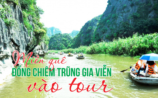 Miền quê đồng chiêm trũng Gia Viễn vào tour